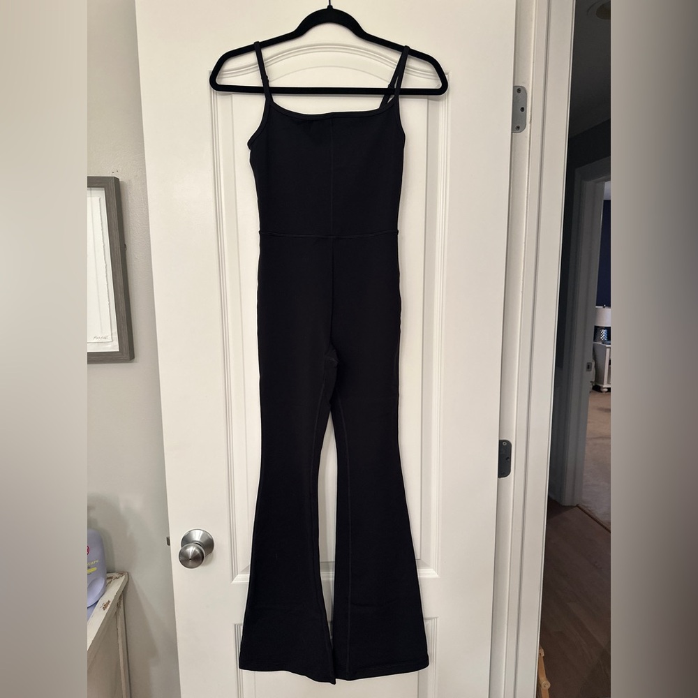 Aritzia black wide leg jumpsuit XS